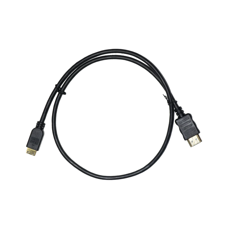 Mini-HDMI to HDMI Cable (18in/45cm)