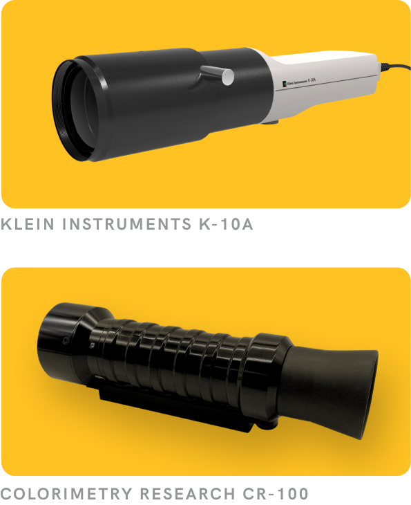 Probes - Klein Instruments K-10A, Colorimetry Research CR-100